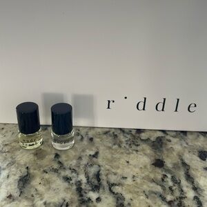 Riddle parfum oil samples